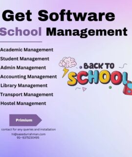 Get school management Software